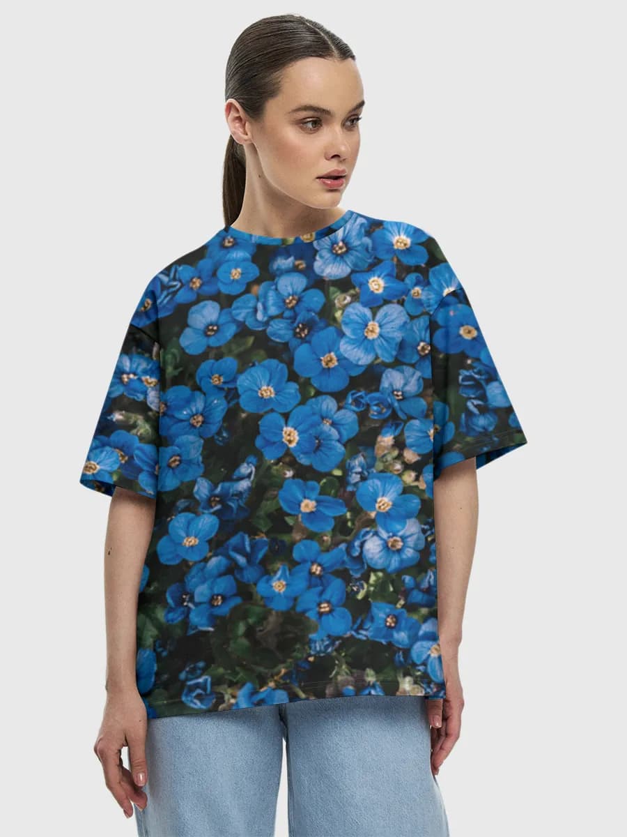 Women's oversized cotton T-shirt