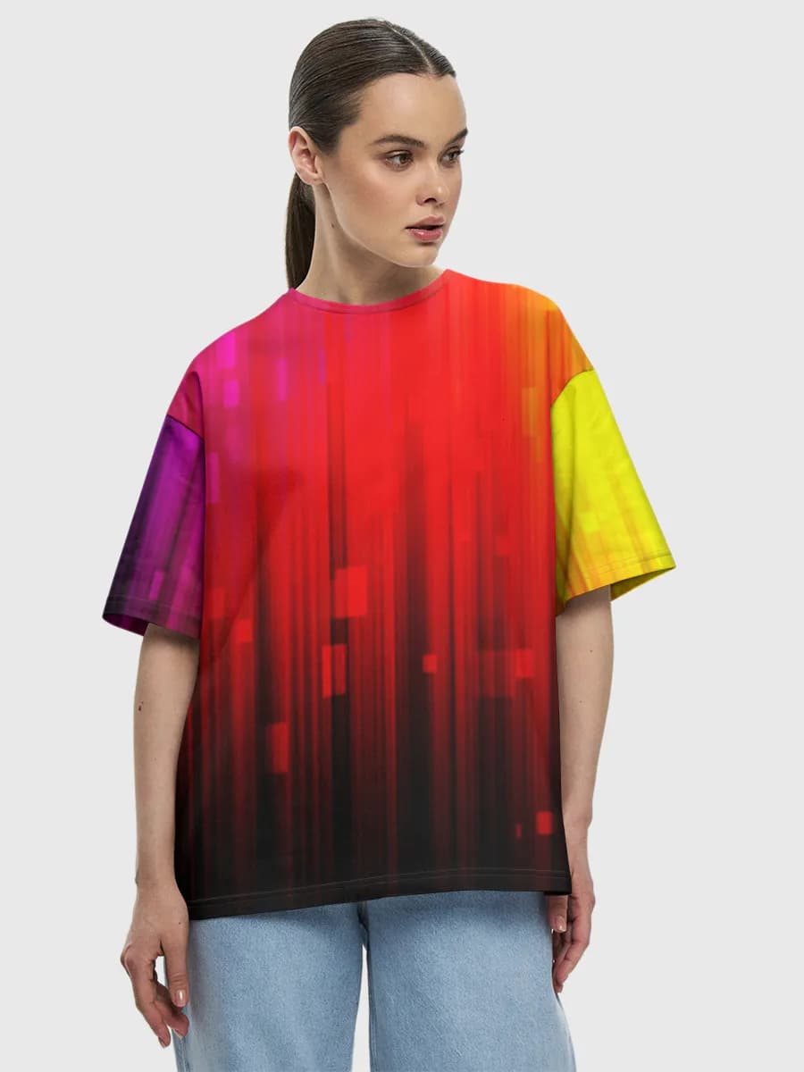 Women's oversized cotton T-shirt