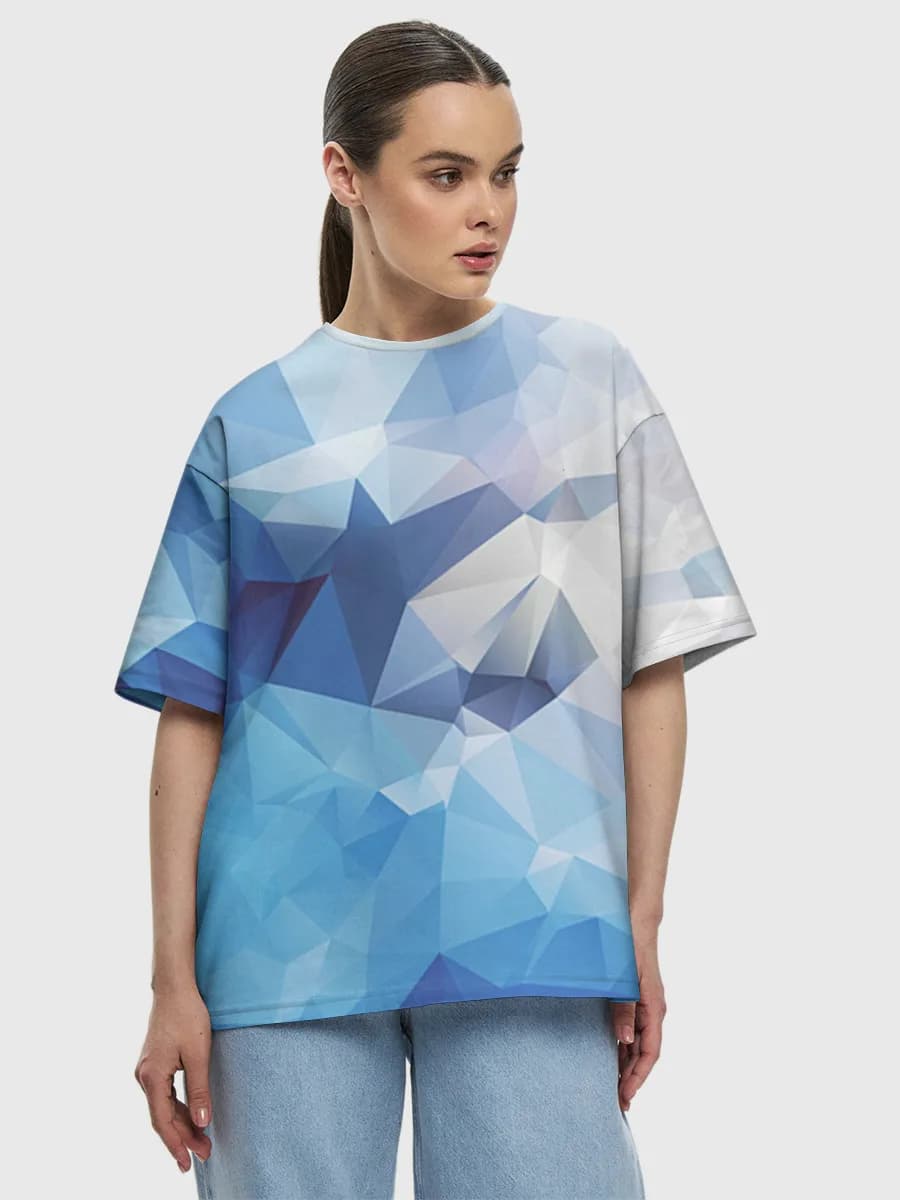 Women's oversized cotton T-shirt
