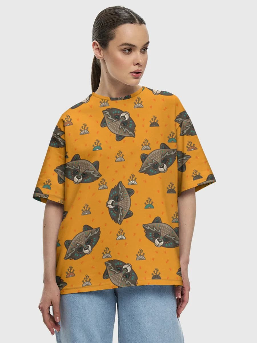 Women's oversized cotton T-shirt
