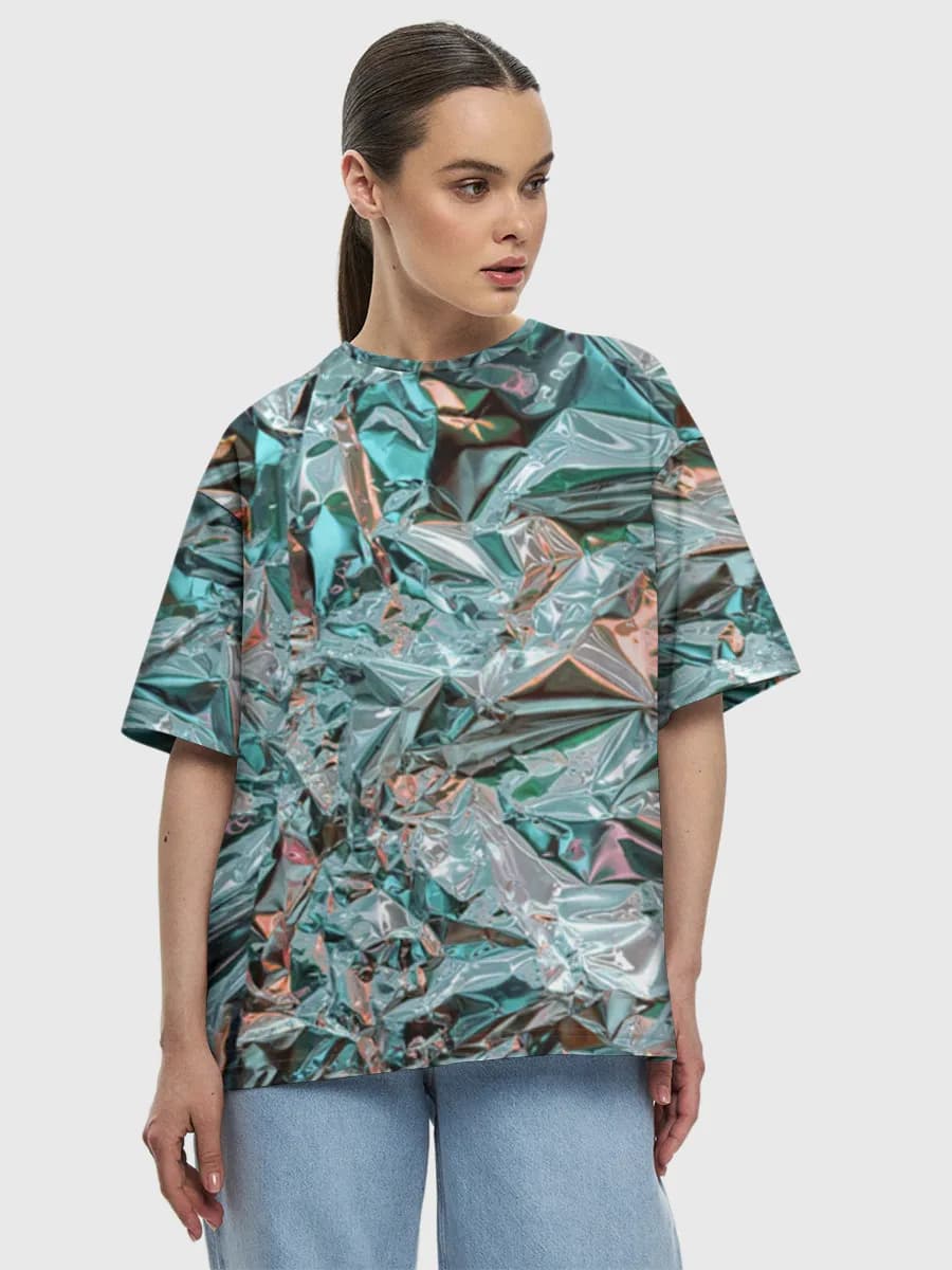 Women's oversized cotton T-shirt