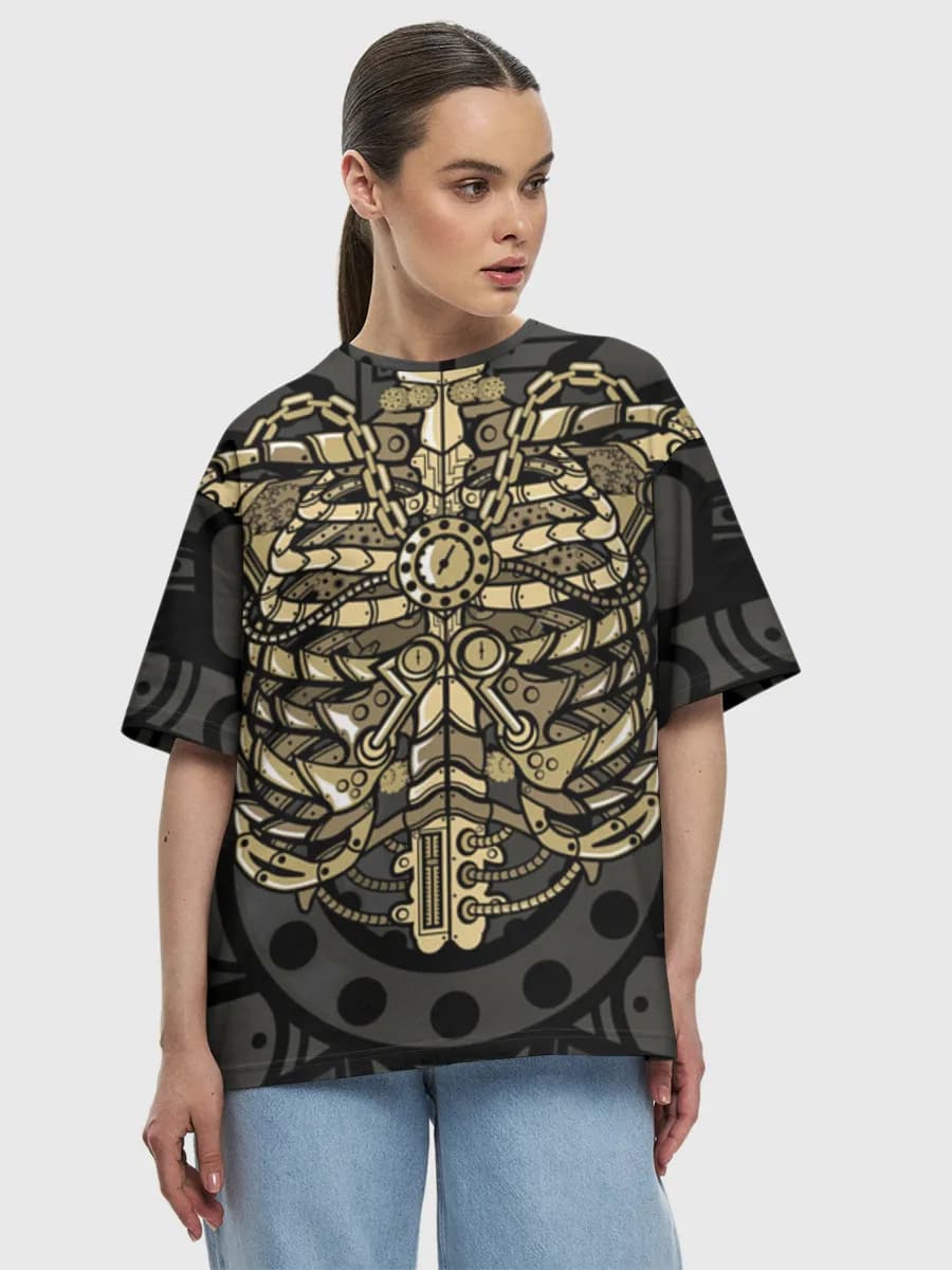 Women's oversized cotton T-shirt