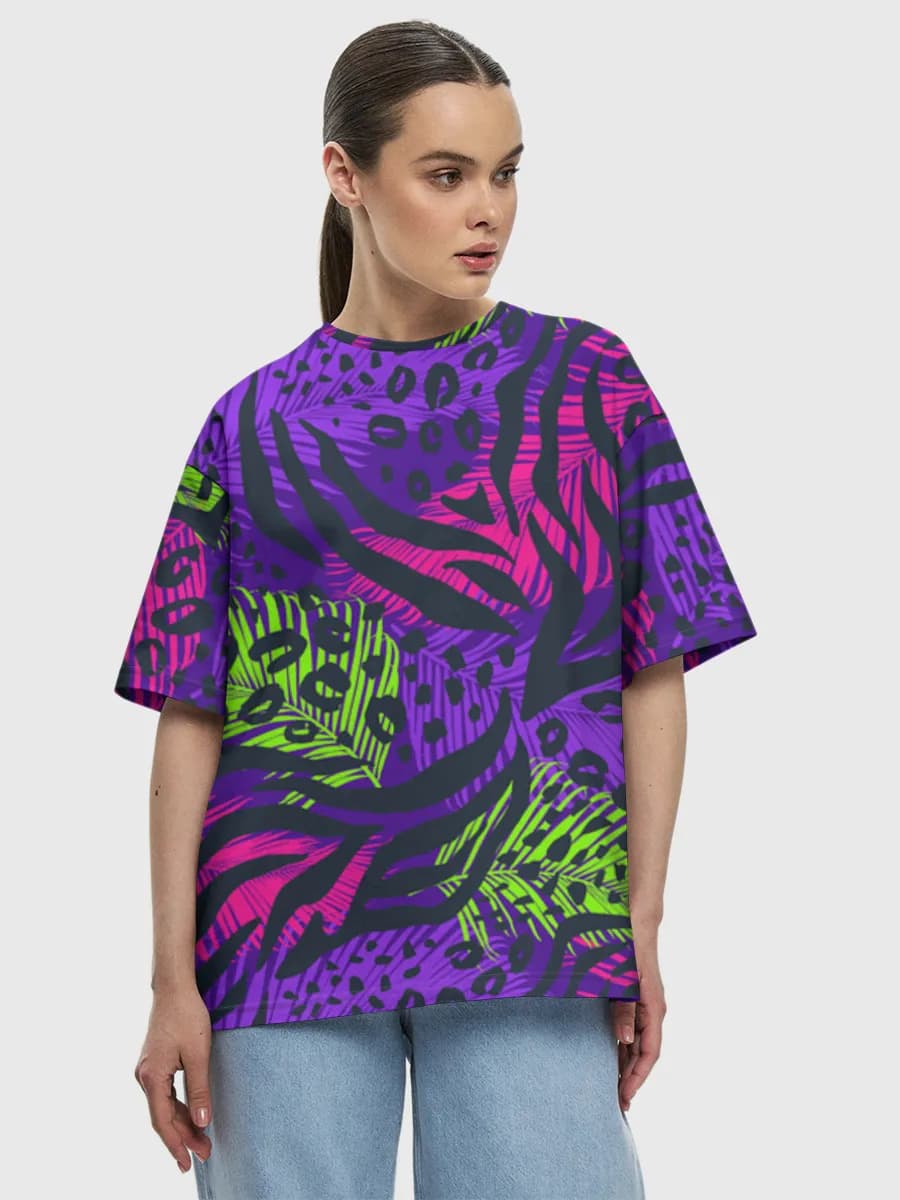 Women's oversized cotton T-shirt