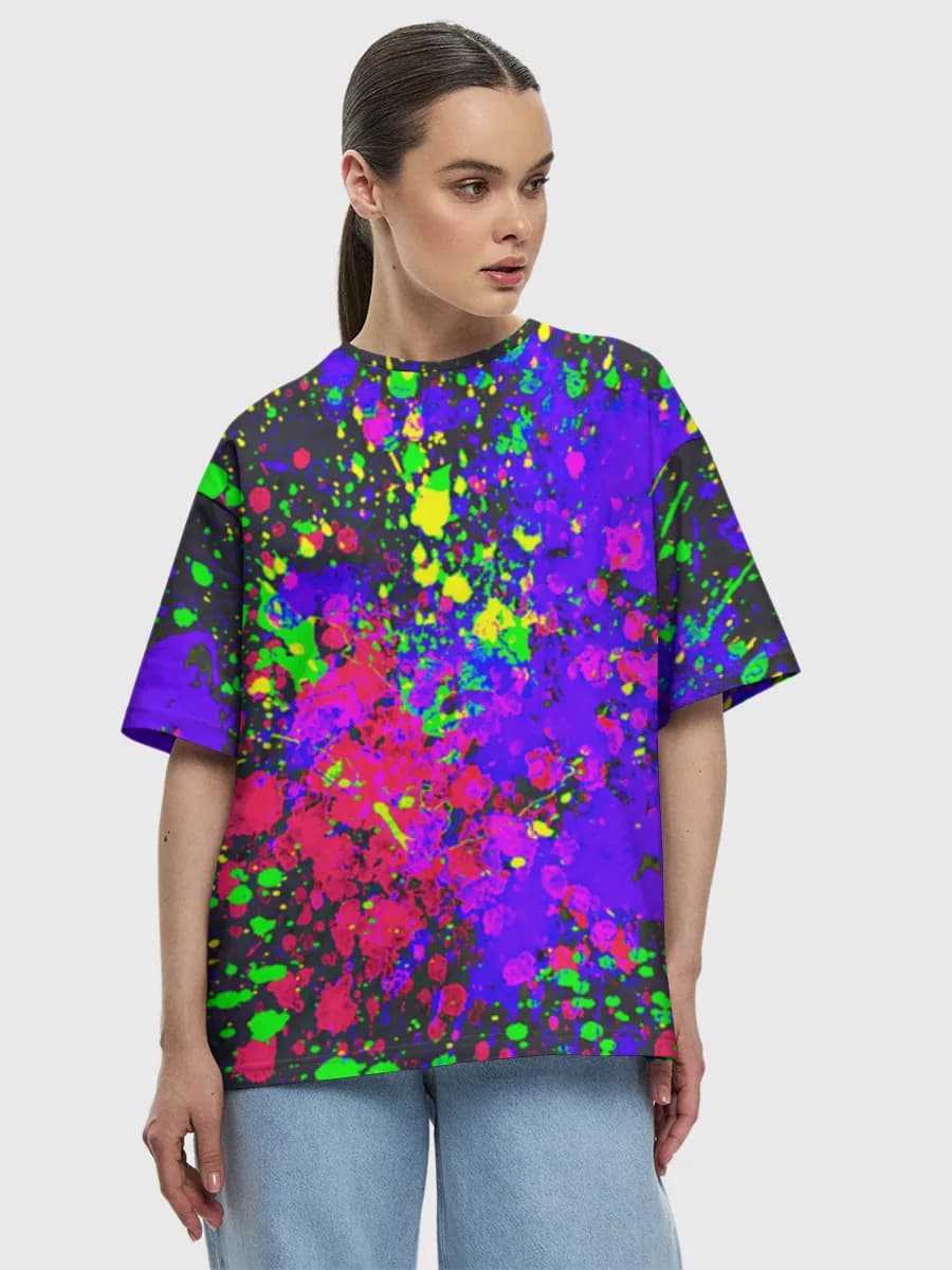 Women's oversized cotton T-shirt