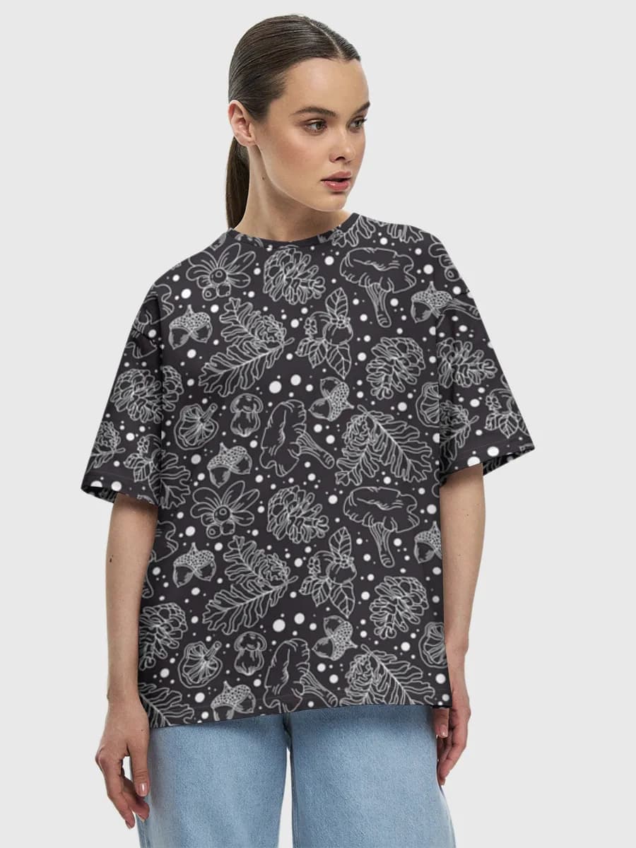 Women's oversized cotton T-shirt
