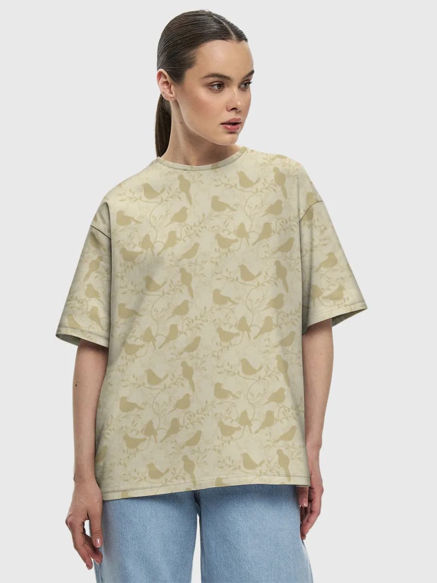 Women's oversized cotton T-shirt