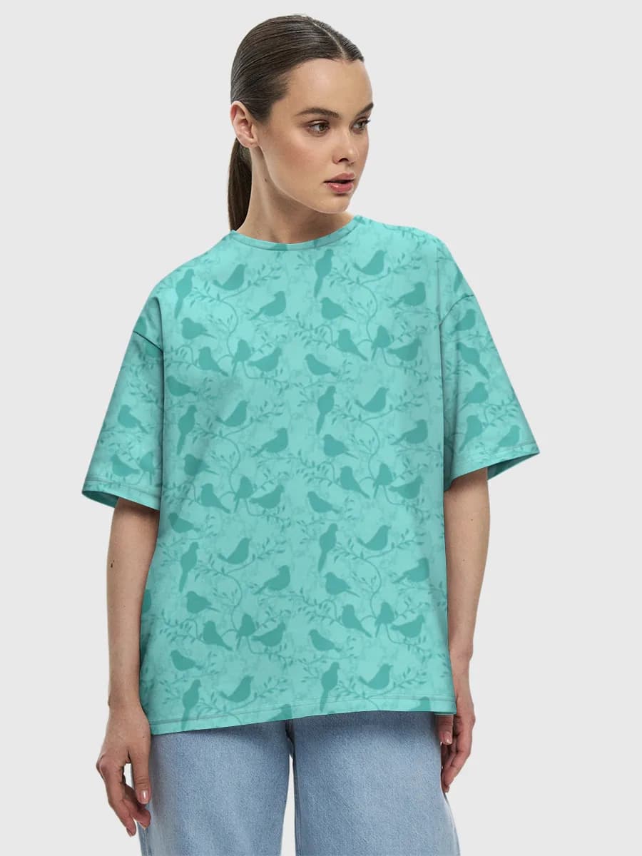 Women's oversized cotton T-shirt