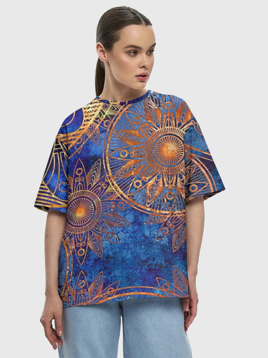 Women's oversized cotton T-shirt