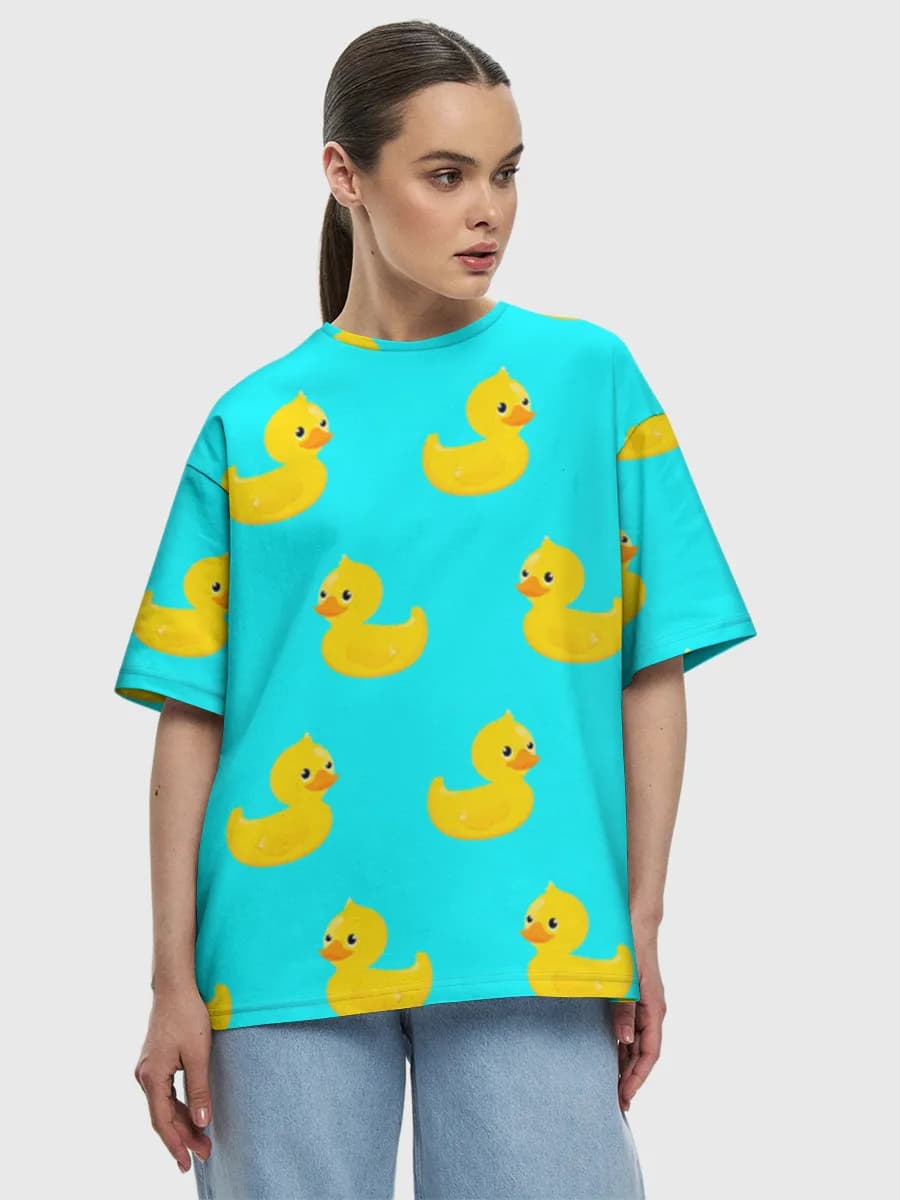 Women's oversized cotton T-shirt