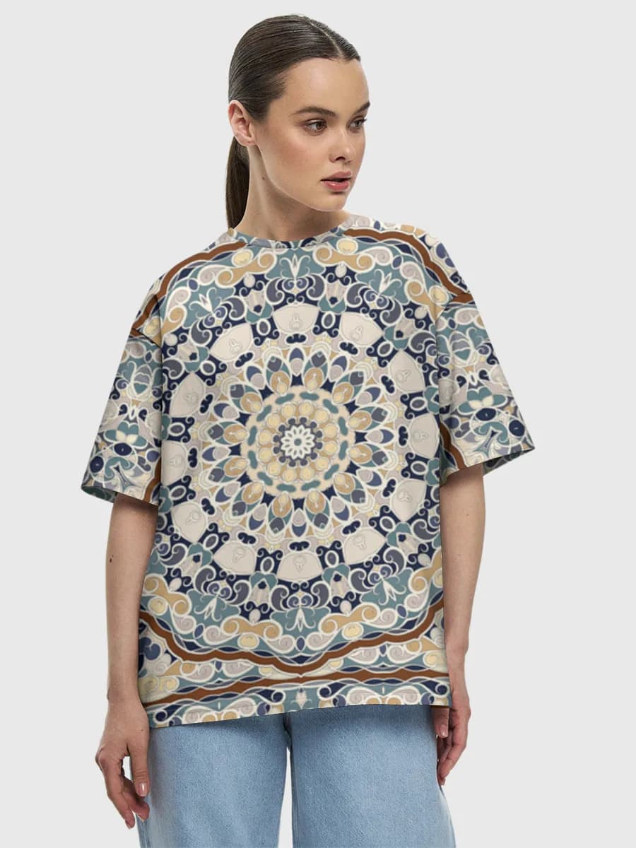 Women's oversized cotton T-shirt