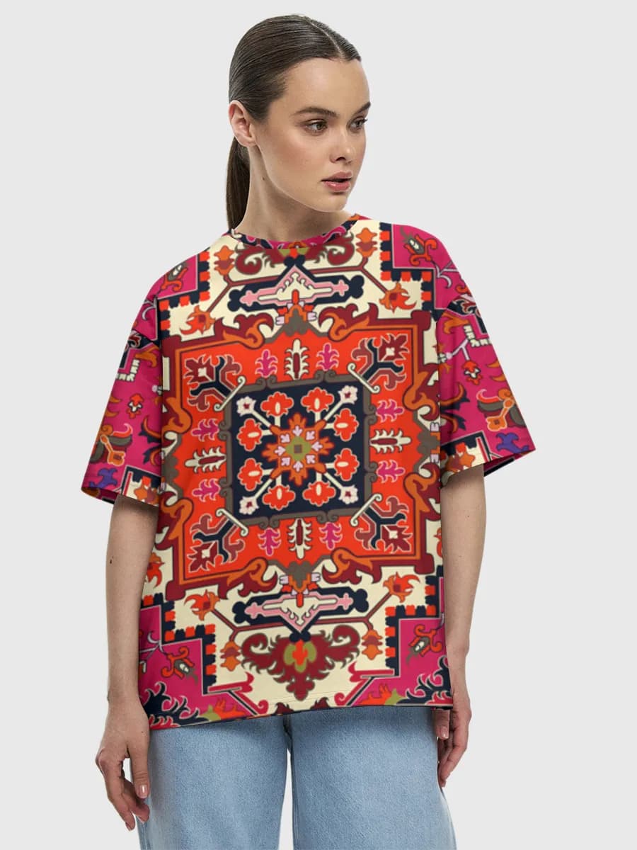 Women's oversized cotton T-shirt