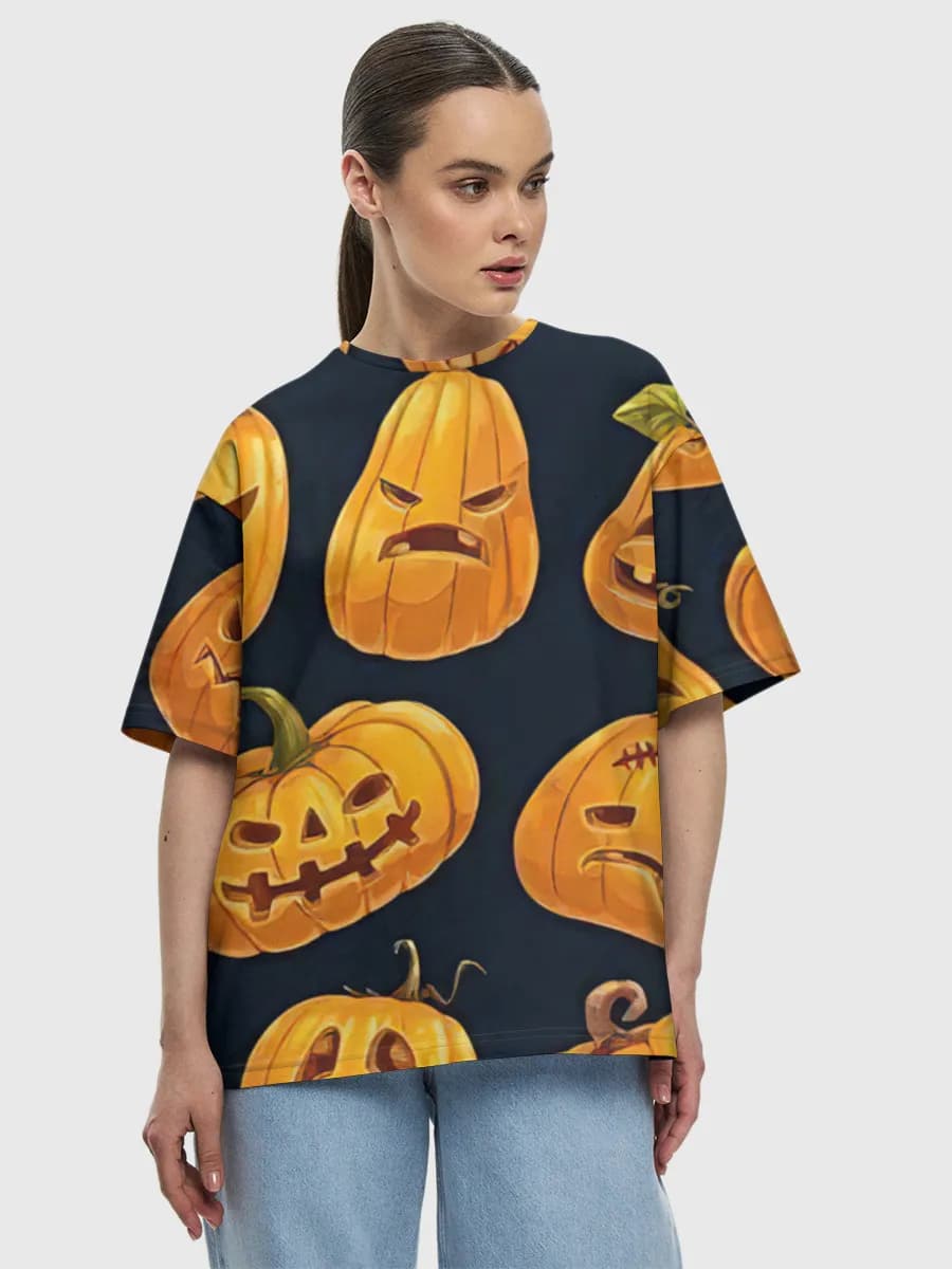 Women's oversized cotton T-shirt