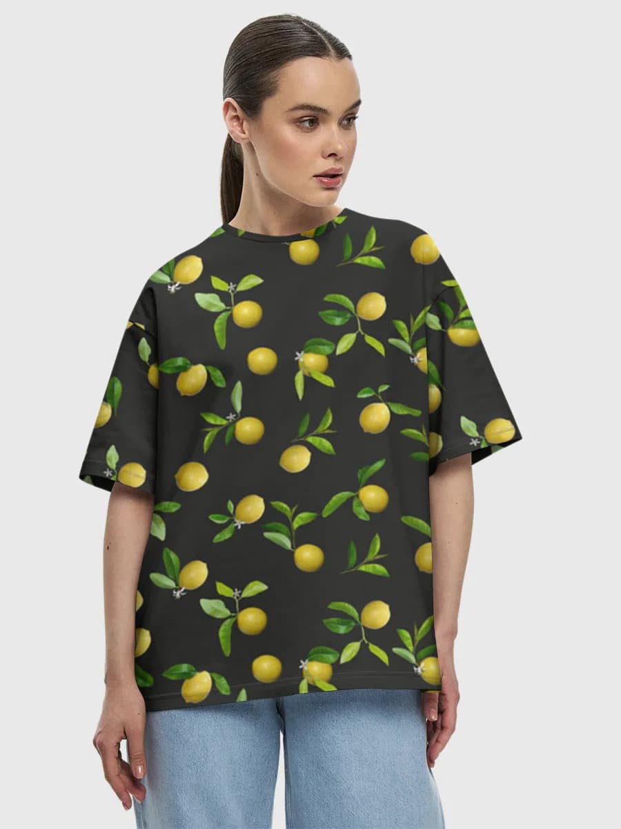 Women's oversized cotton T-shirt