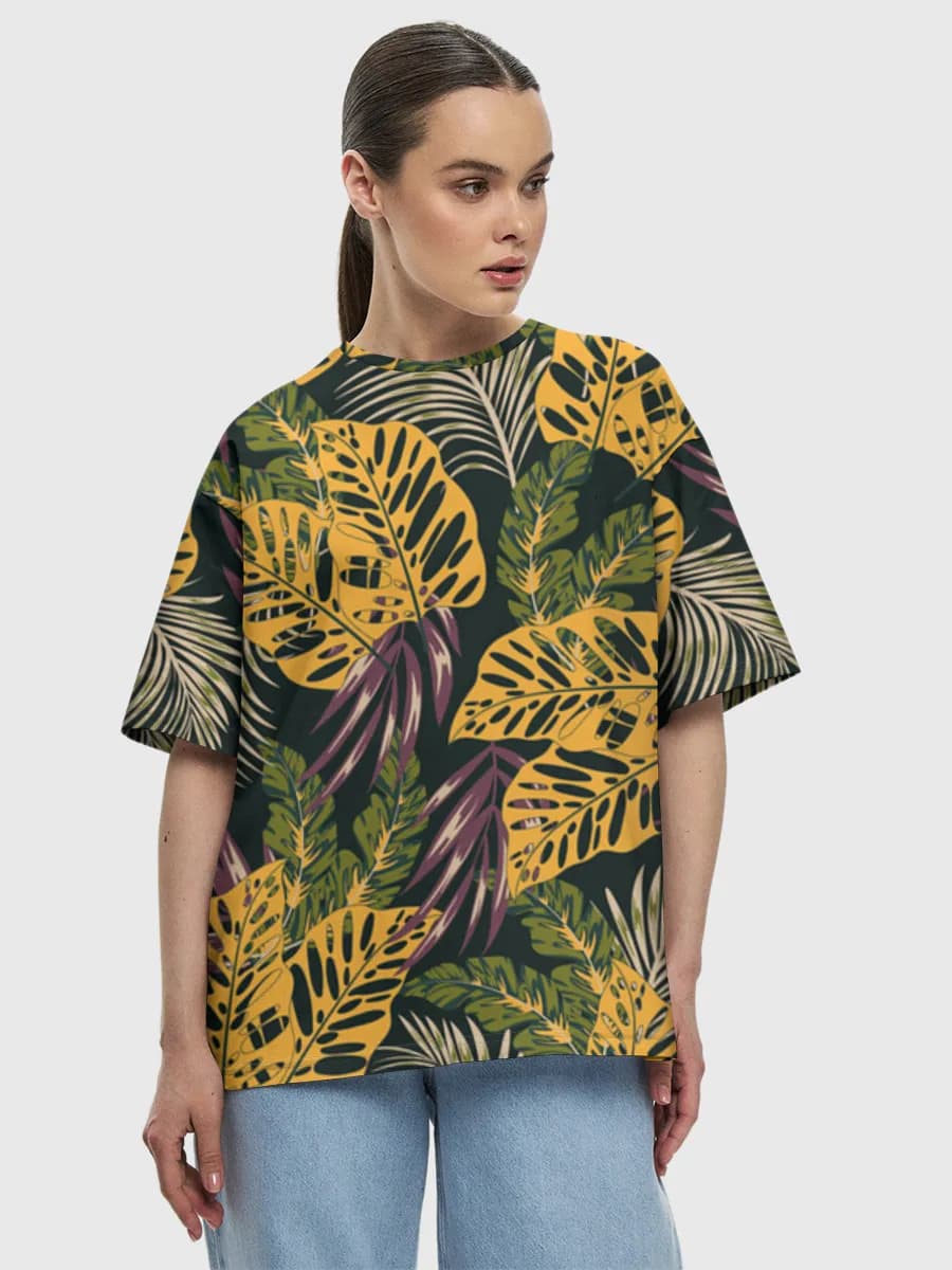 Women's oversized cotton T-shirt