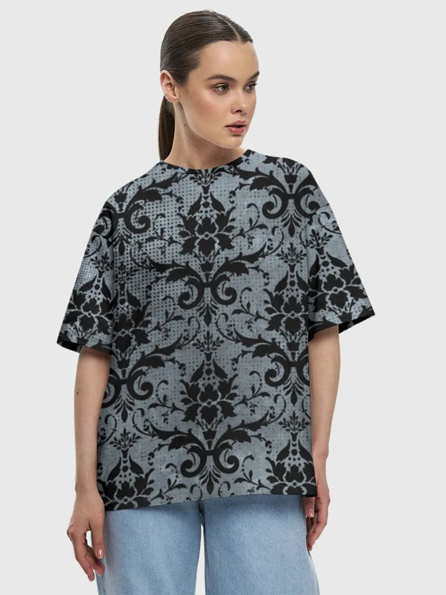 Women's oversized cotton T-shirt