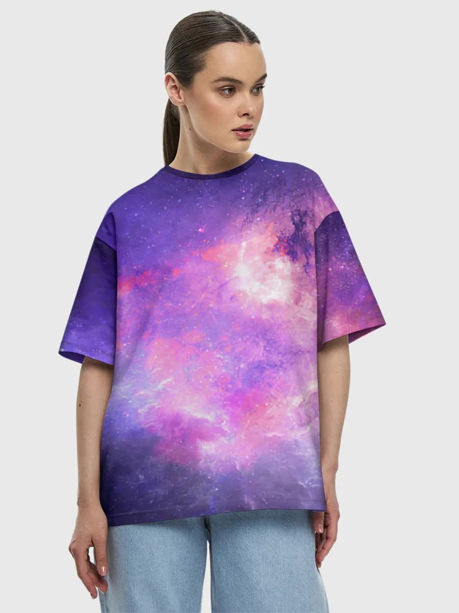 Women's oversized cotton T-shirt