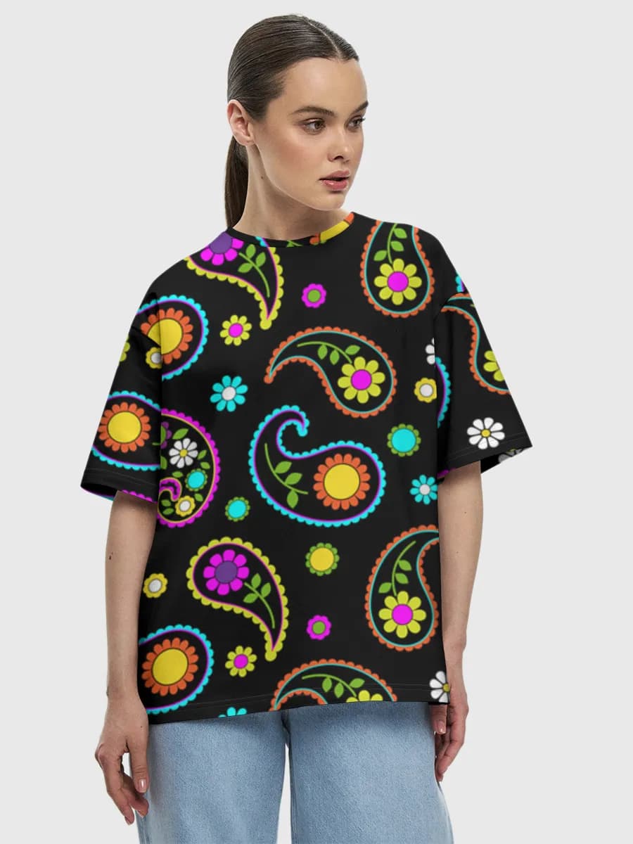 Women's oversized cotton T-shirt