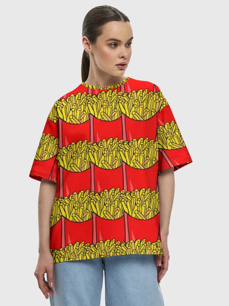 Women's oversized cotton T-shirt