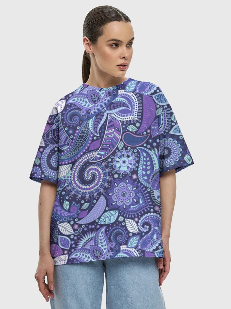 Women's oversized cotton T-shirt