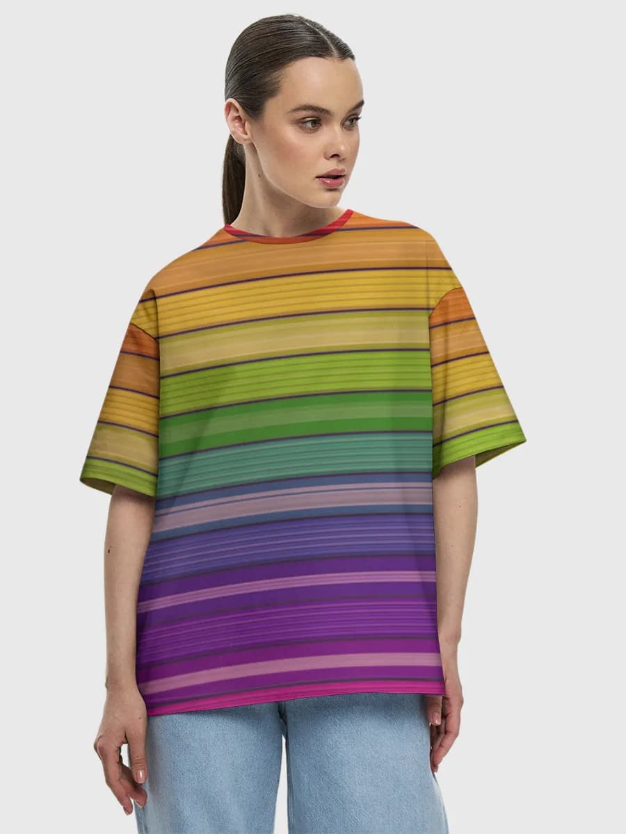 Women's oversized cotton T-shirt