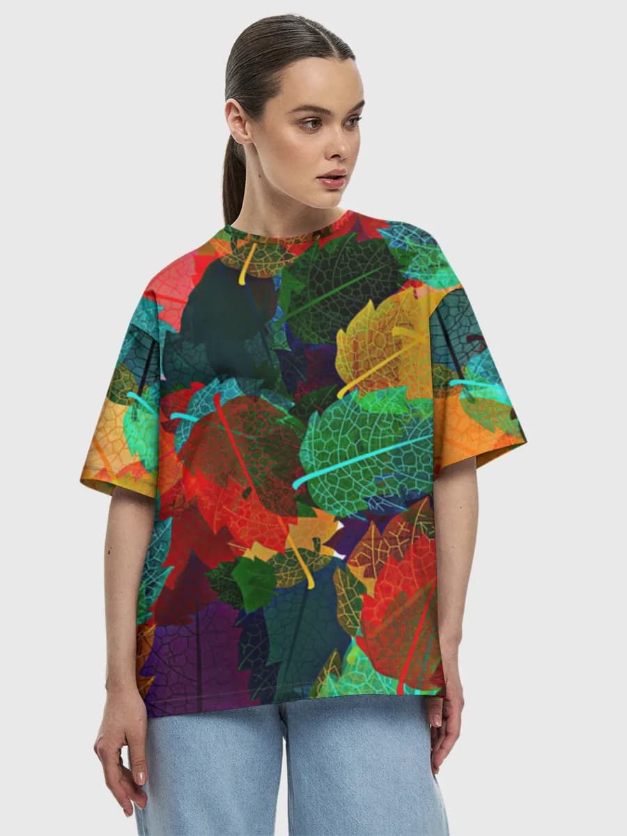 Women's oversized cotton T-shirt