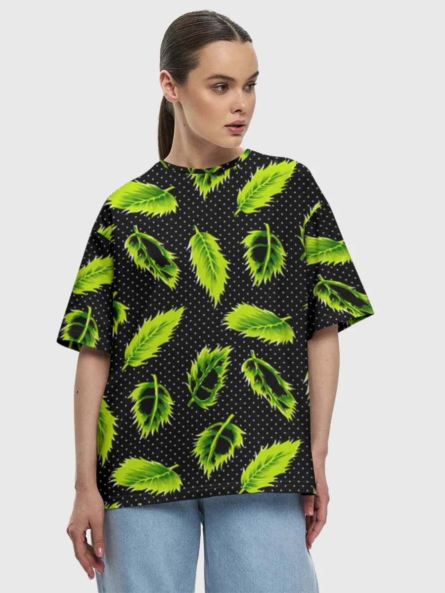 Women's oversized cotton T-shirt