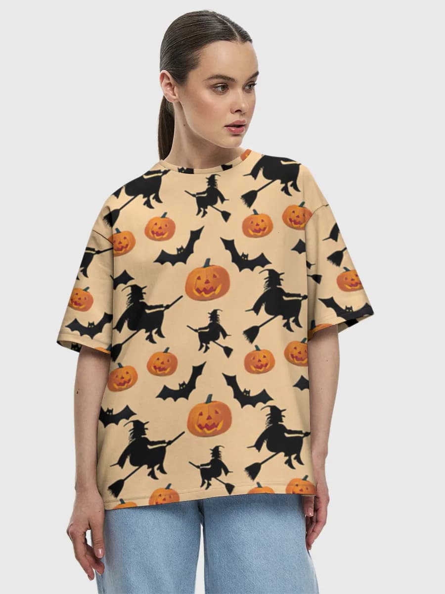 Women's oversized cotton T-shirt