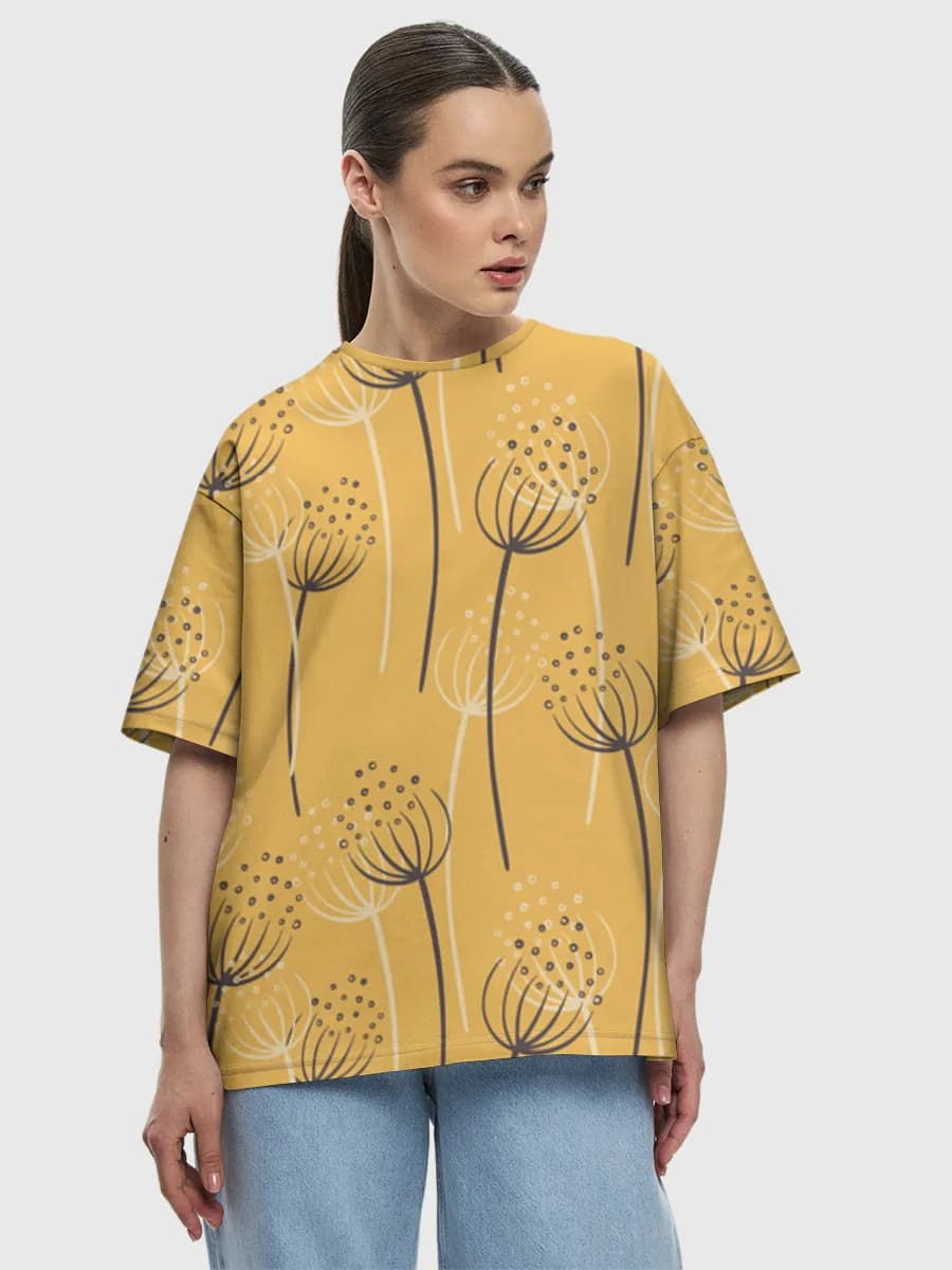 Women's oversized cotton T-shirt