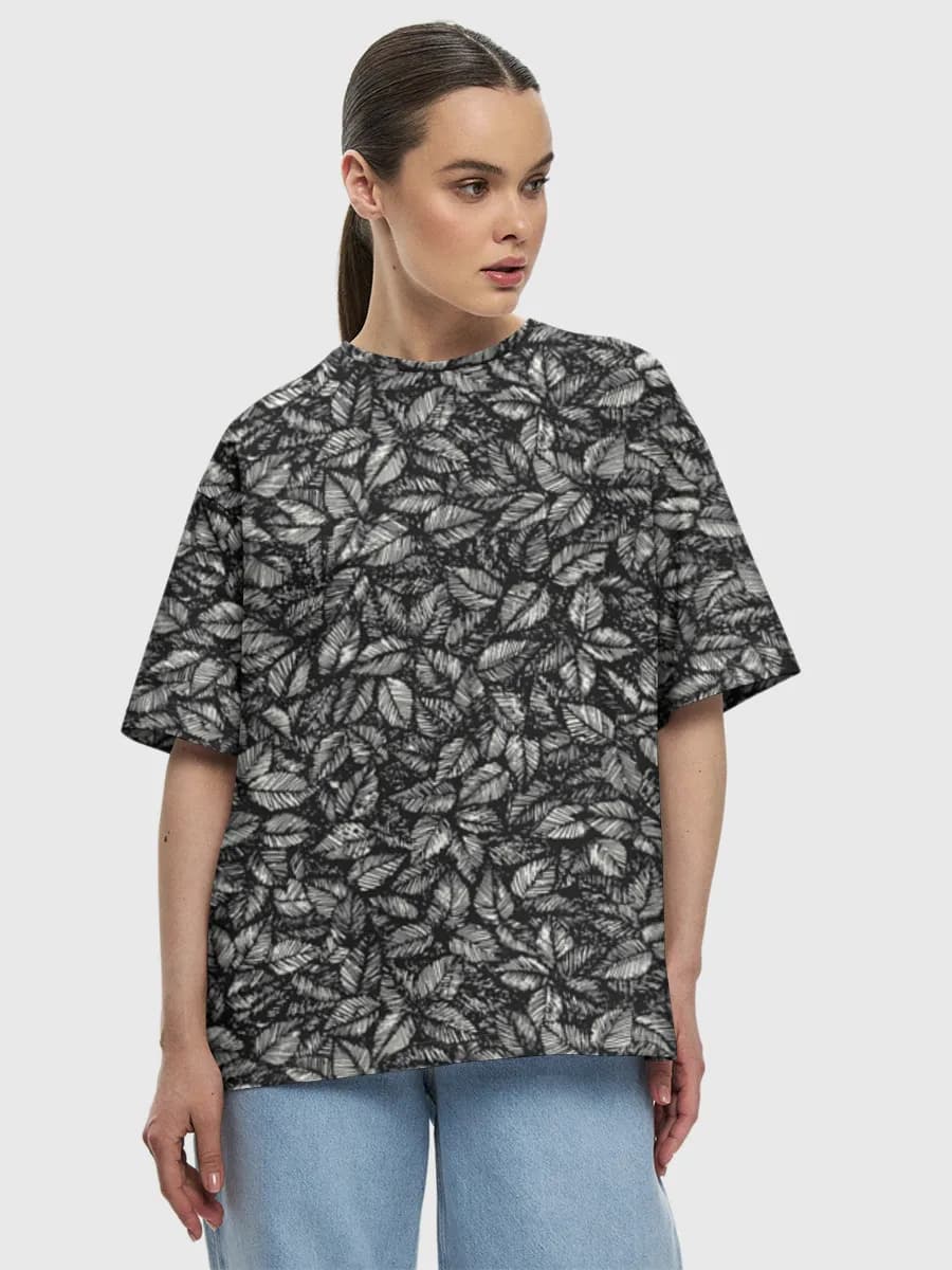 Women's oversized cotton T-shirt