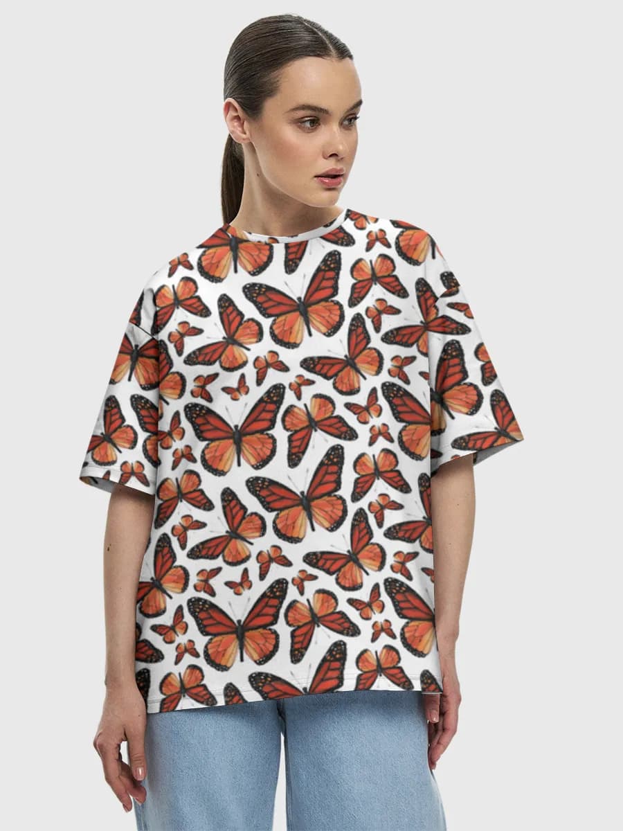 Women's oversized cotton T-shirt