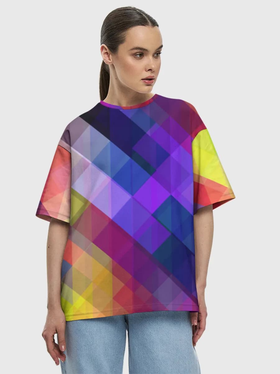 Women's oversized cotton T-shirt