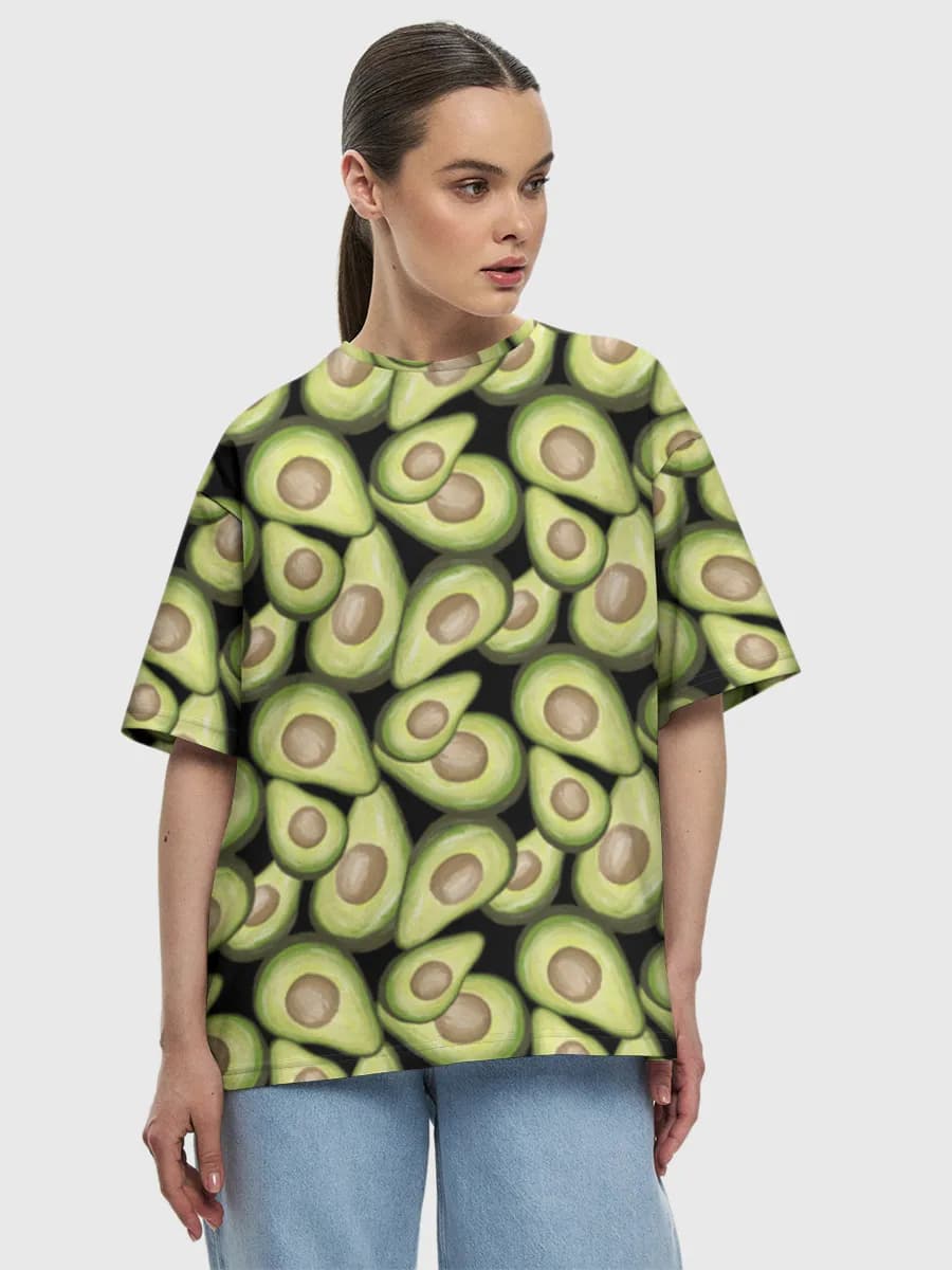 Women's oversized cotton T-shirt