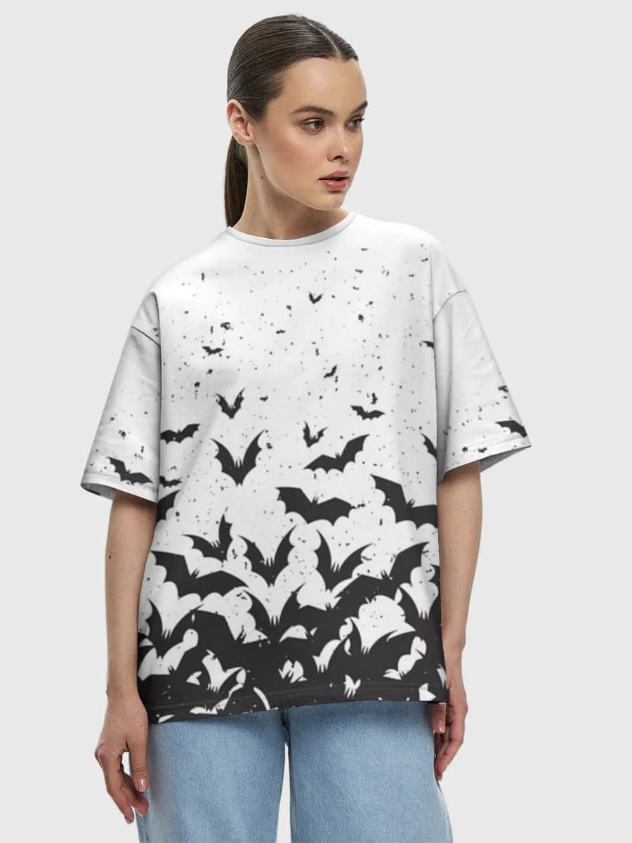 Women's oversized cotton T-shirt