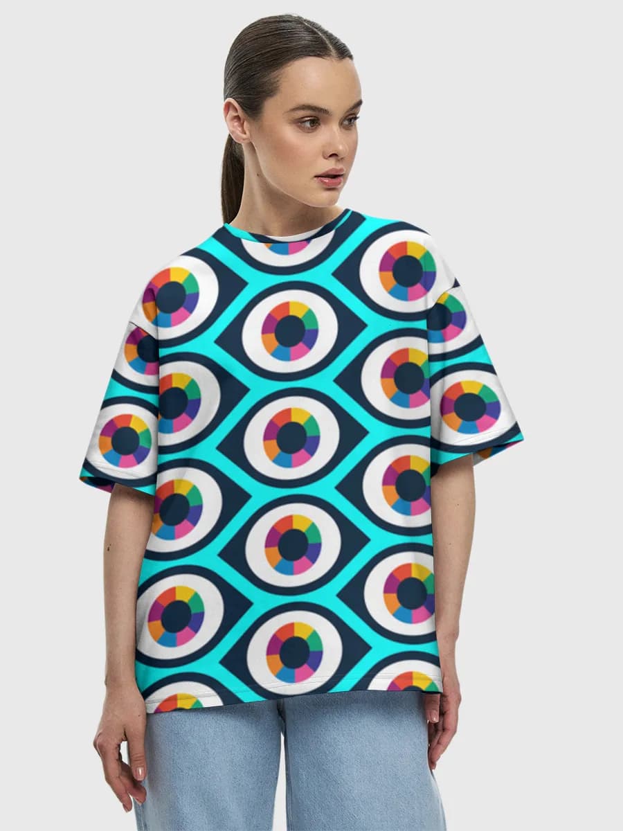 Women's oversized cotton T-shirt