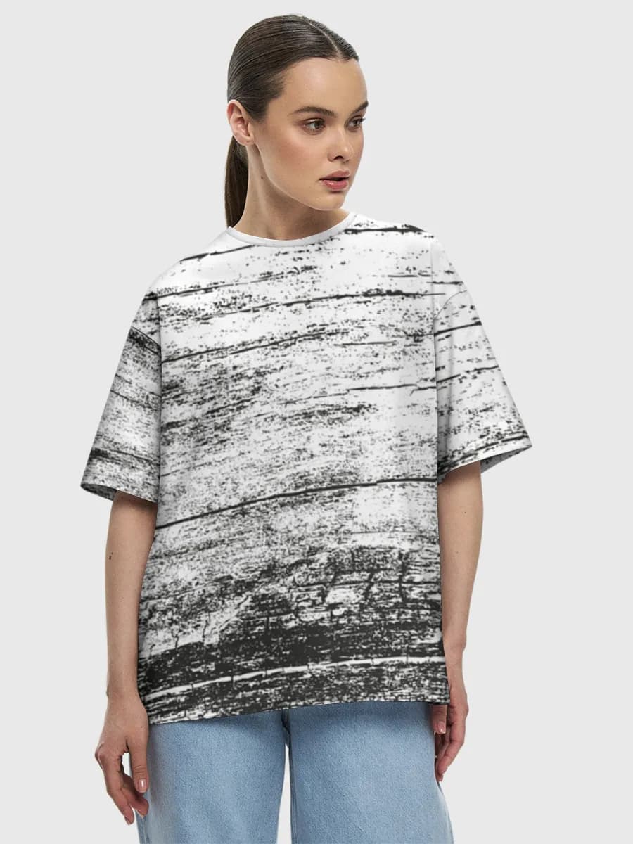 Women's oversized cotton T-shirt