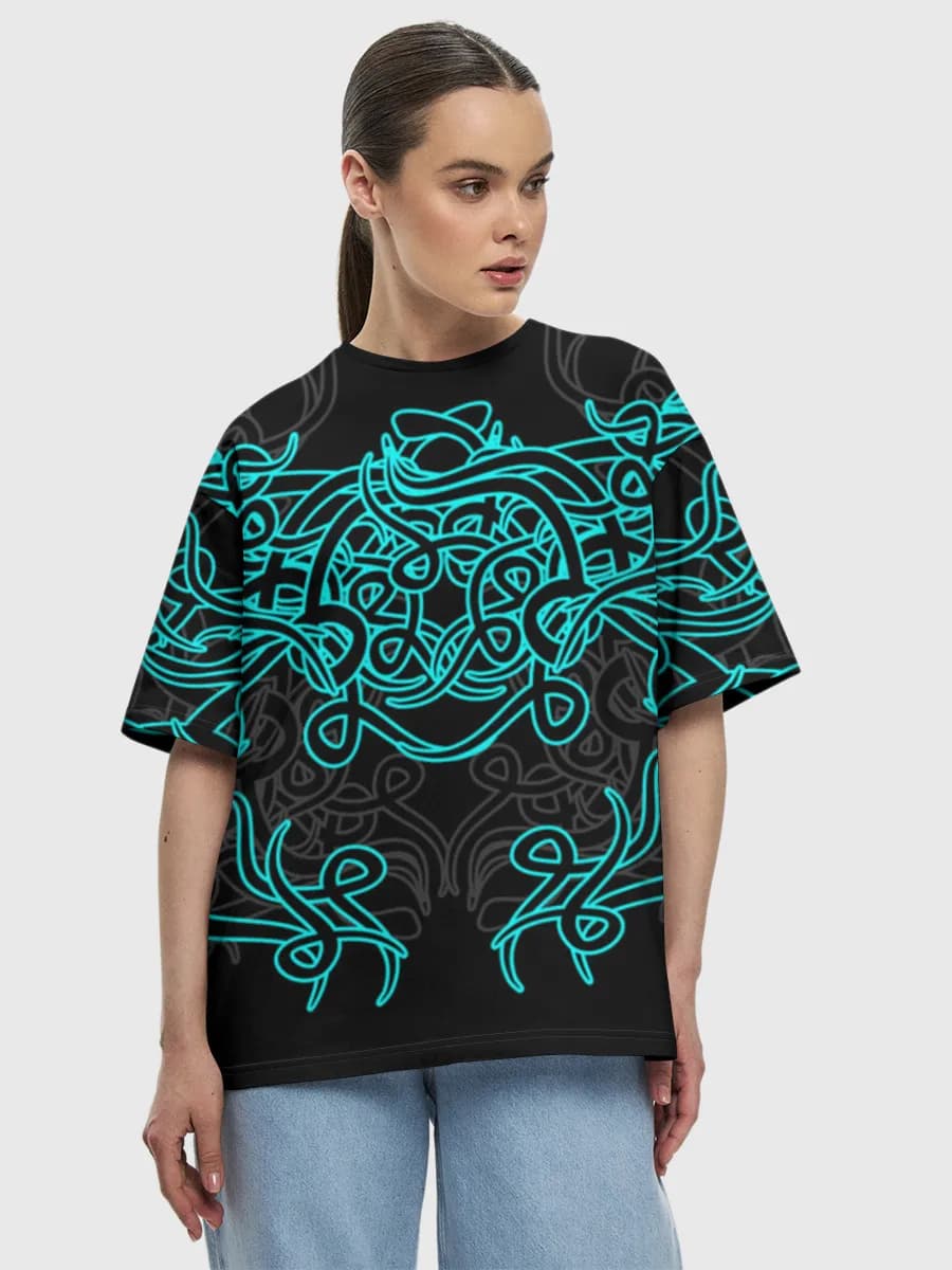 Women's oversized cotton T-shirt