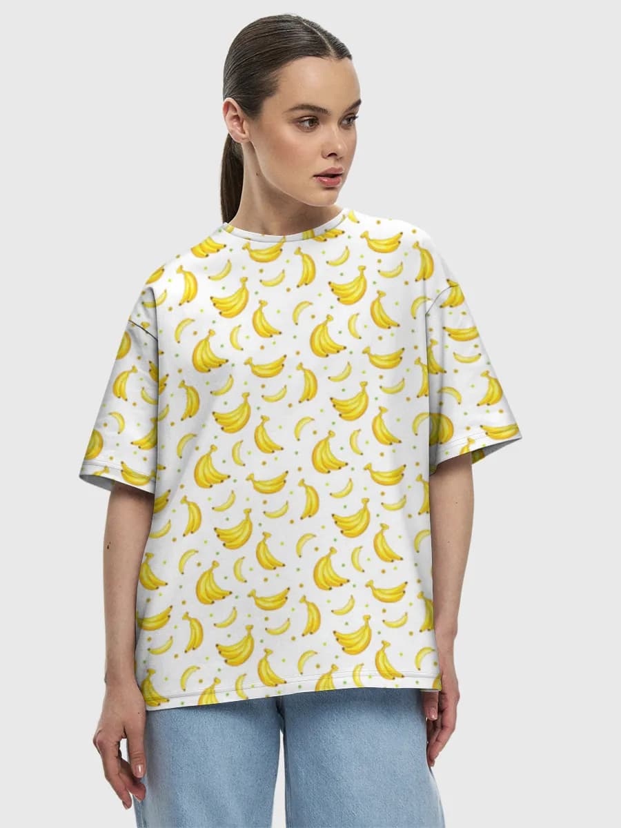 Women's oversized cotton T-shirt