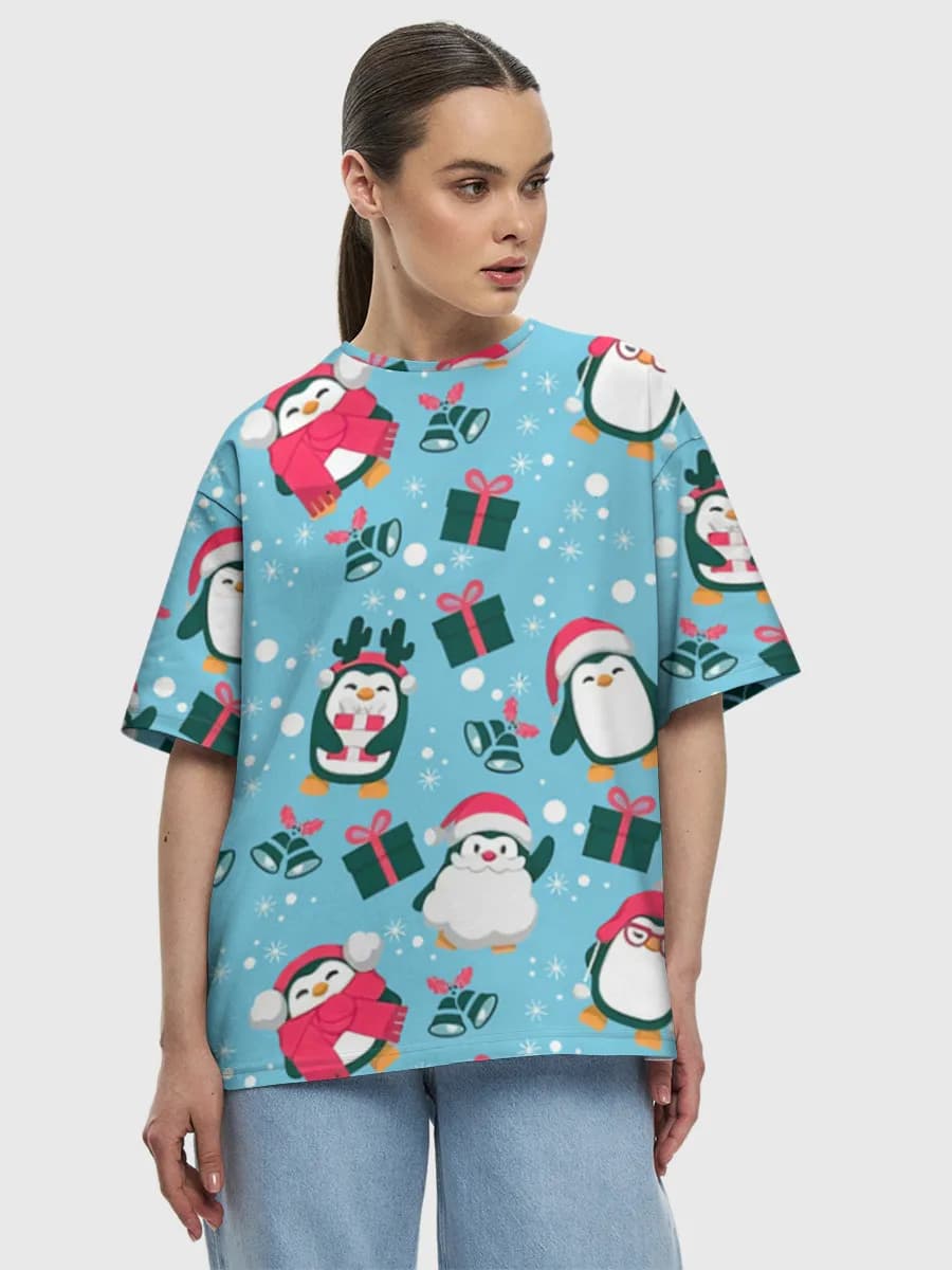 Women's oversized cotton T-shirt