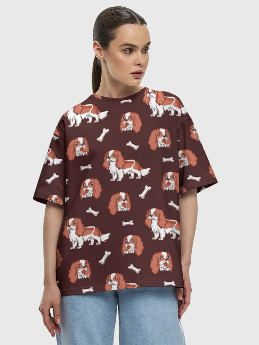 Women's oversized cotton T-shirt