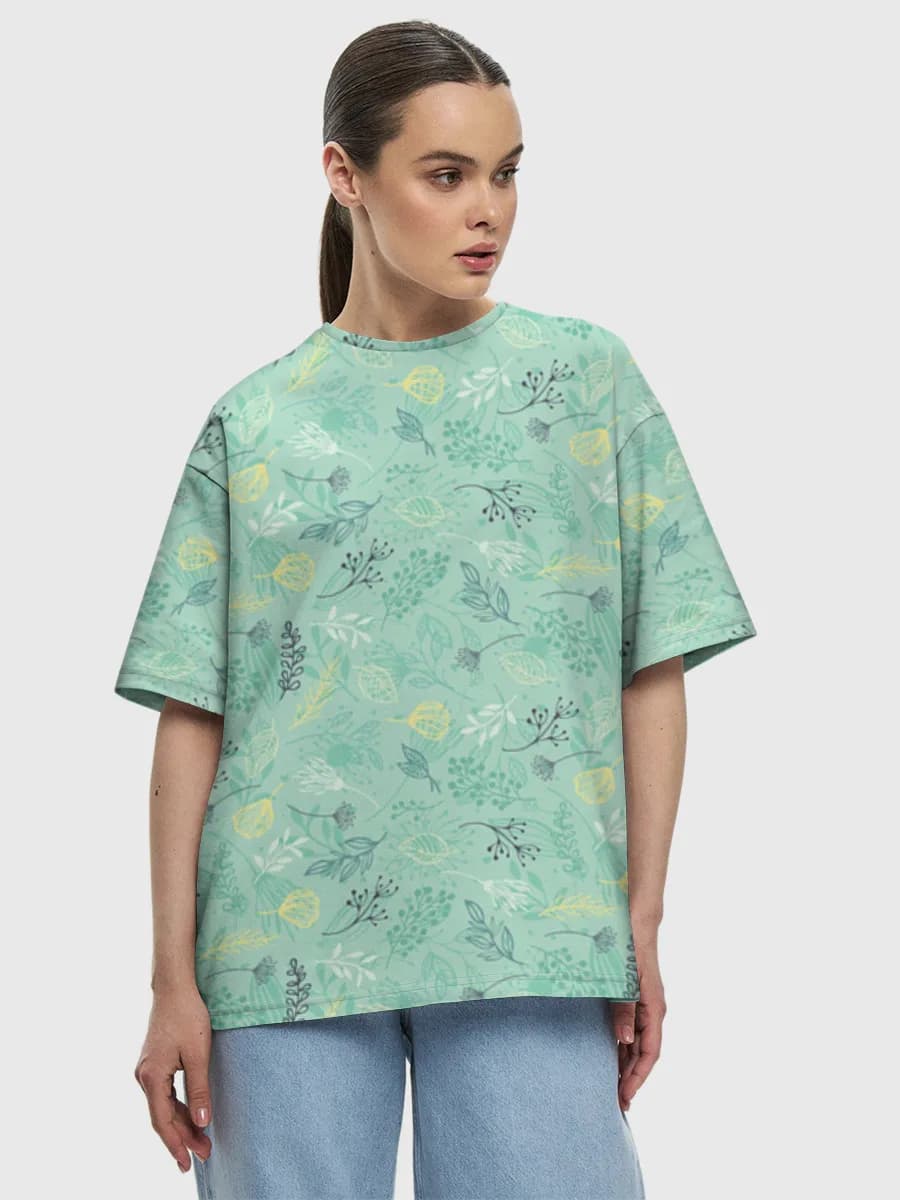 Women's oversized cotton T-shirt
