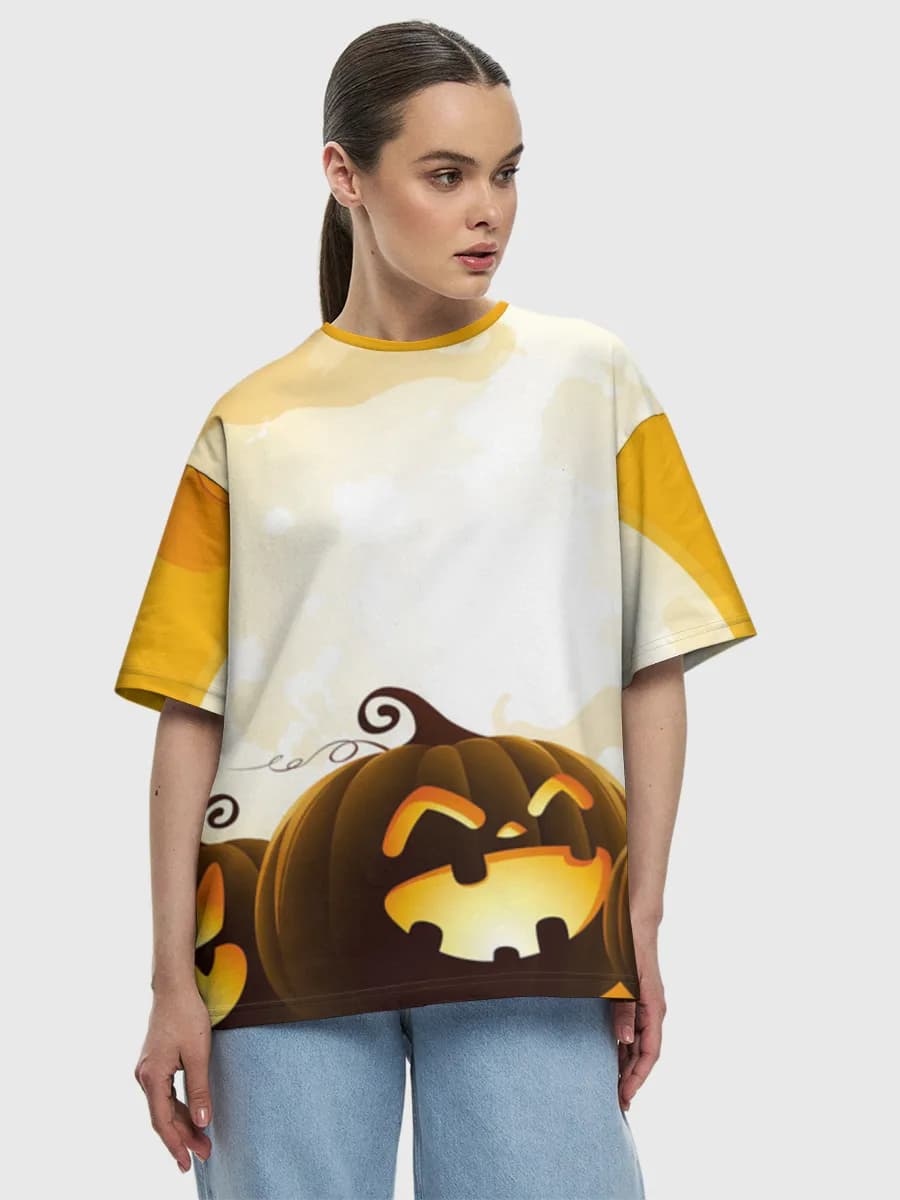 Women's oversized cotton T-shirt