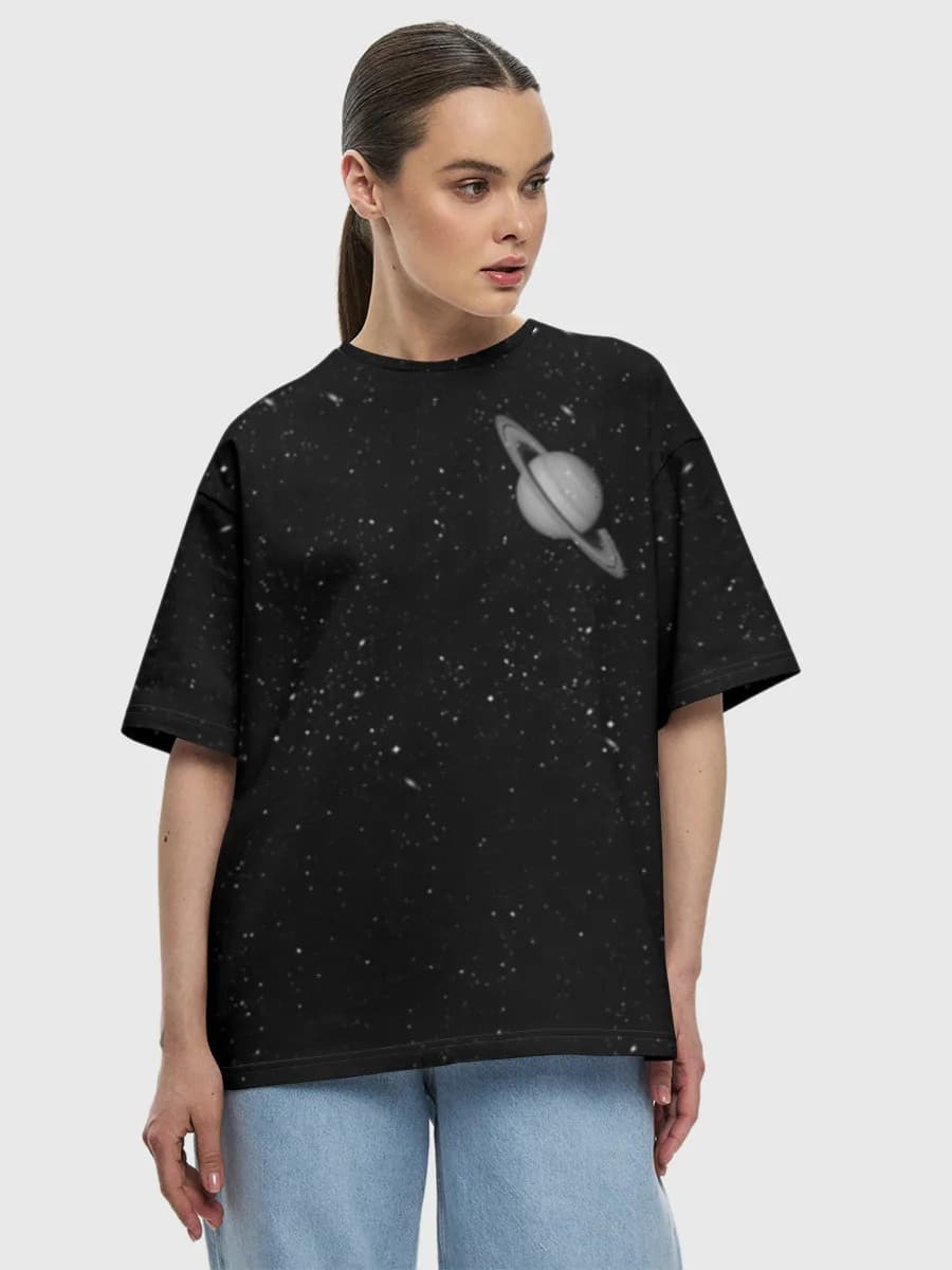 Women's oversized cotton T-shirt