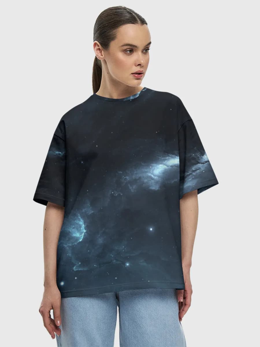Women's oversized cotton T-shirt