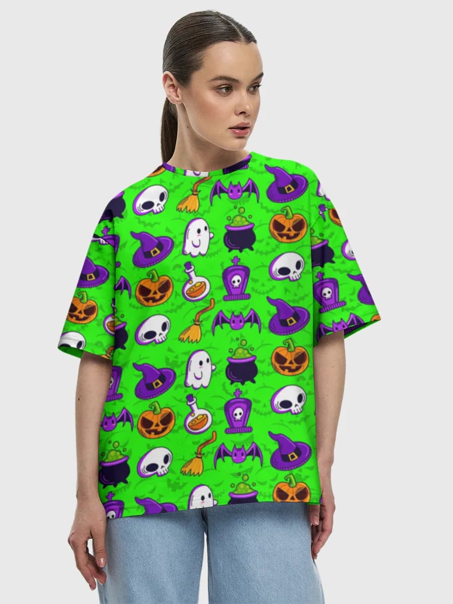 Women's oversized cotton T-shirt