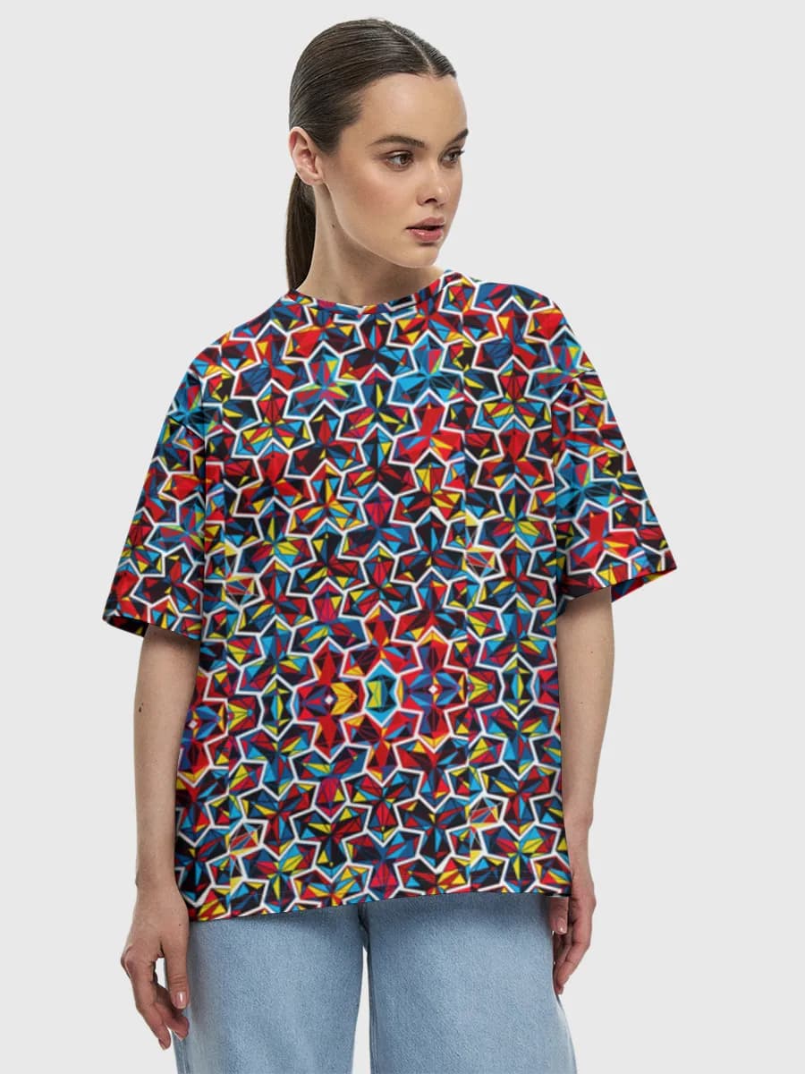 Women's oversized cotton T-shirt