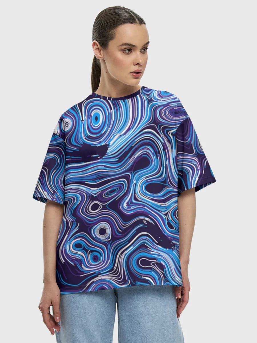 Neon Liquid Contours