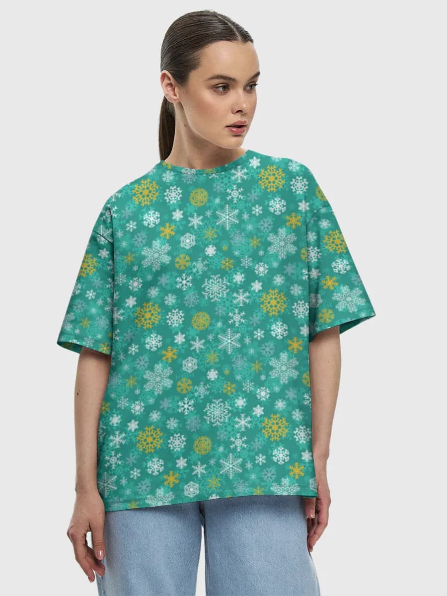 Women's oversized cotton T-shirt