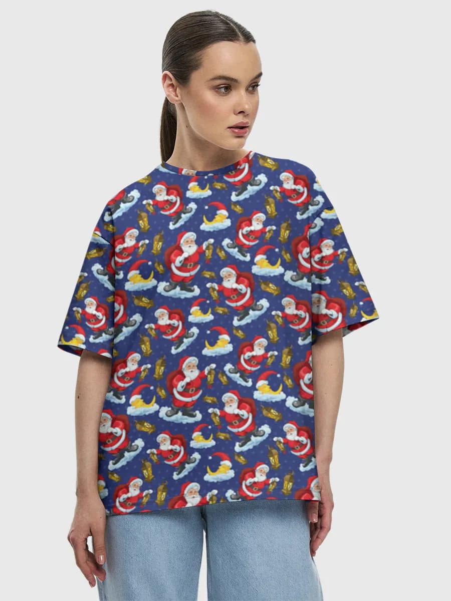 Women's oversized cotton T-shirt