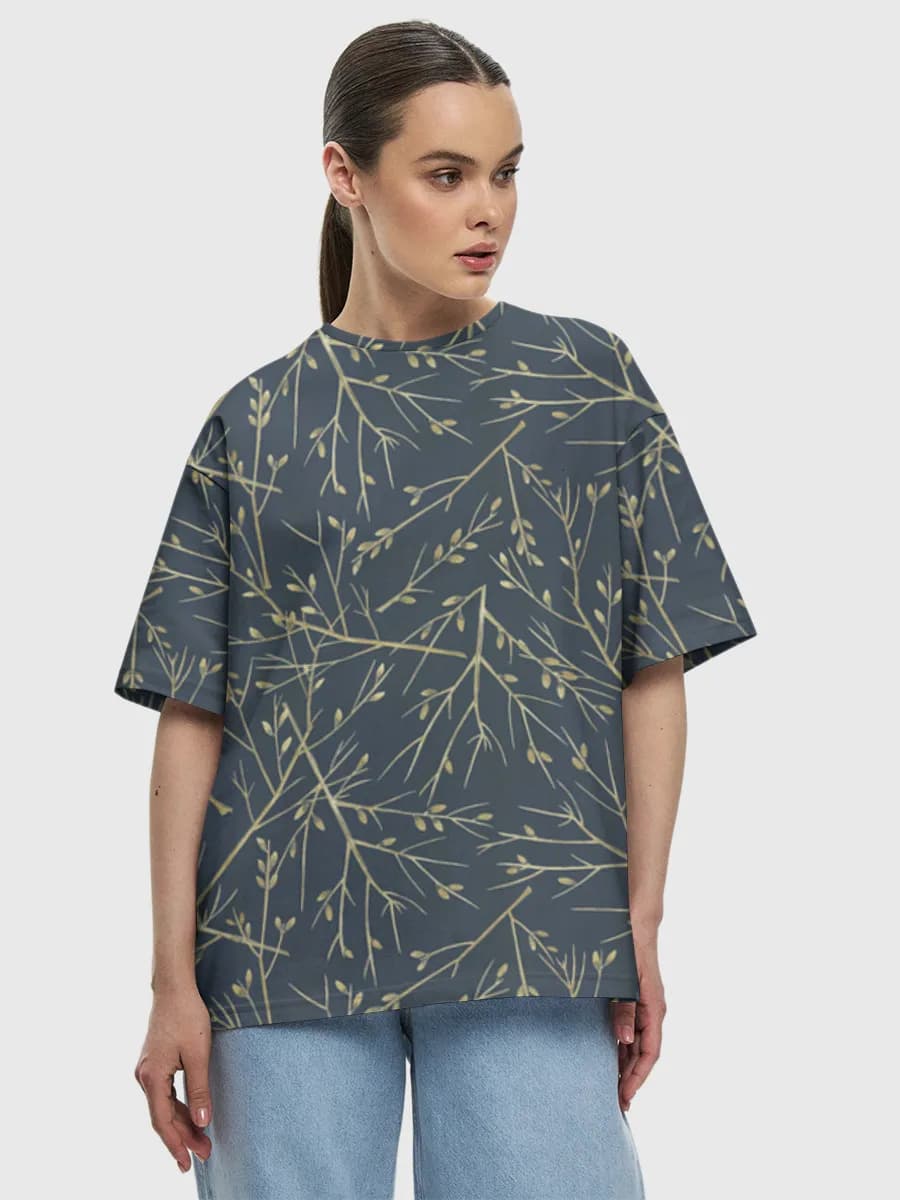 Women's oversized cotton T-shirt