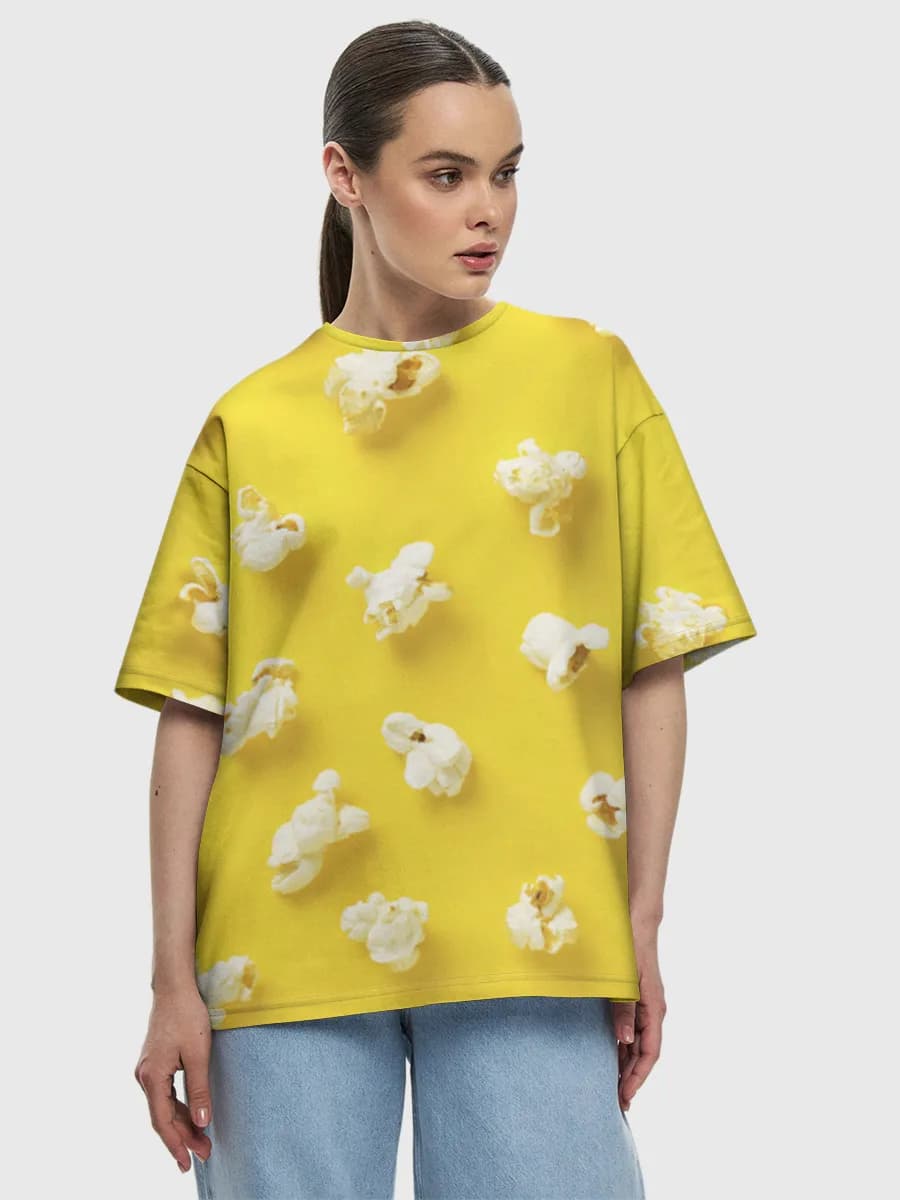 Women's oversized cotton T-shirt